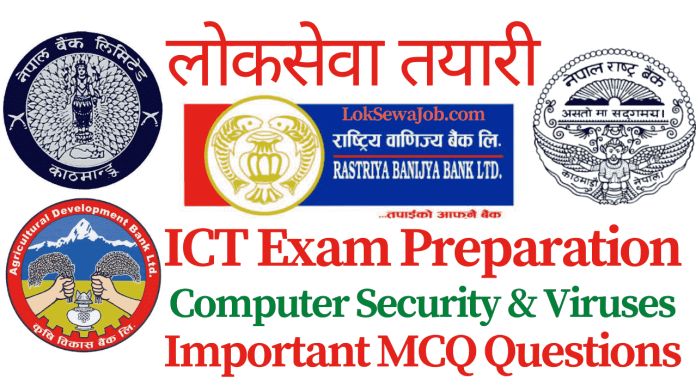 Computer Security & Viruses Important MCQ Questions Preparation