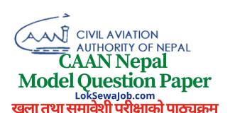 Civil Aviation Authority of Nepal CAAN Nepal Model Question Paper