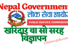 LokSewa Job Vacancy for Level 4 Non-Technical Posts | LokSewa Kharidar Vacancy 2081 LokSewa Job Vacancy for Level 4 Kharidar